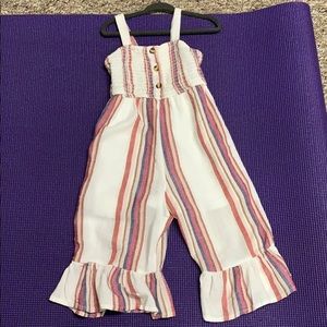 Girls’ linen jumpsuit